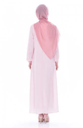 Powder Hijab Dress 1024-06