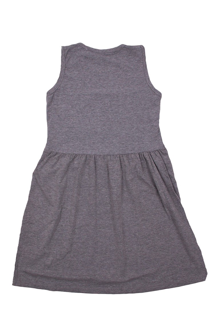 Gray Children`s Dress 804GR Sefamerve