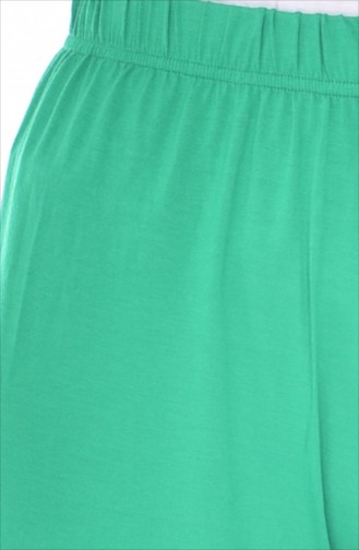 Waist Elastic Pants 1424-02 Green 1424-02