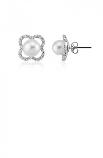 Silver Gray Earrings 20862
