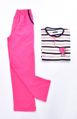 Women´s Pajamas Suit 0500-02 Fuchsia 0500-02