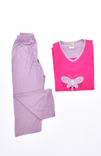 Women´s Pajamas Suit 2060-02 Fuchsia 2060-02