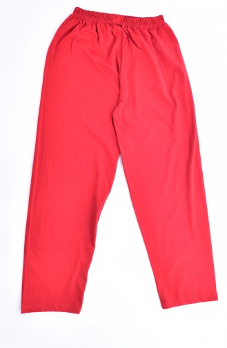 Baskılı Pijama Takım 1030-02 Kırmızı