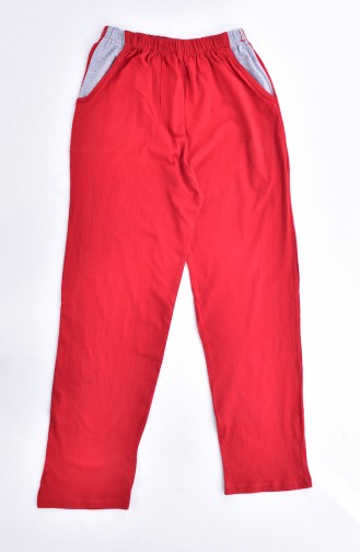 Kadın Pijama Takım 2010K-02 Kırmızı