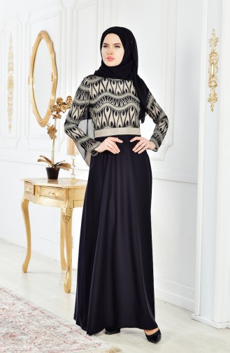 Coral Hijab Evening Dress 2297-02
