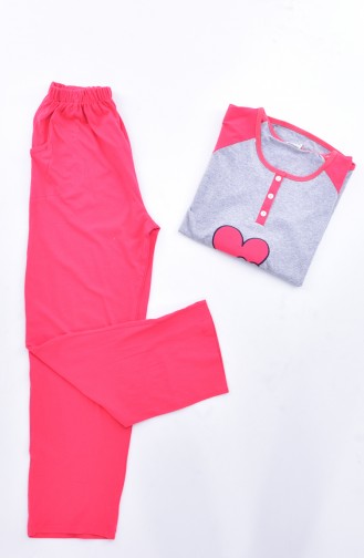 Women´s Pajamas Suit 2010K-06 Vermilion 2010K-06