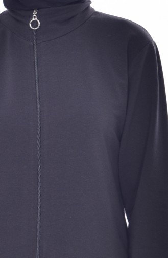 Sport Lange Cape mit Kapuzen 18078-01 Schwarz 18078-01