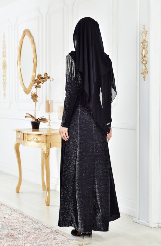 Black Hijab Dress 0553-02