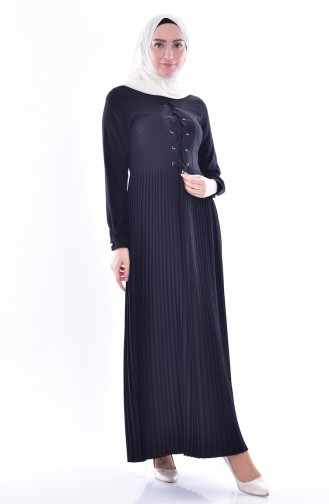 Black Hijab Dress 0879-03
