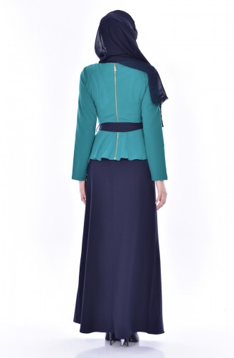 Blouse Skirt Double Suit  2200-05 Green 2200-05