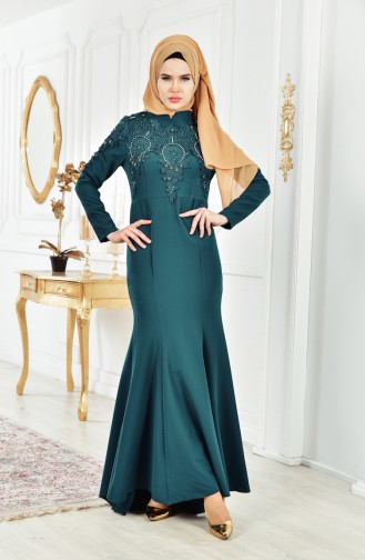 Emerald İslamitische Avondjurk 4007-02
