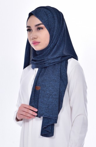 Indigo Shawl 123A