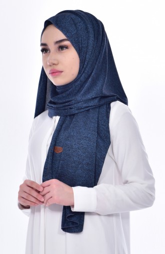 Indigo Shawl 123A