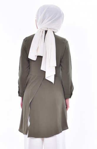 Allerli Asymmetric Tunic 1122-04 Khaki 1122-04