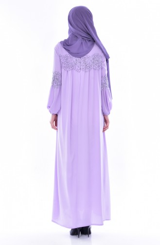 Geschnürtes Kleid 1891-06 Hell Lila 1891-06