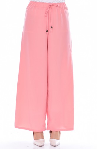 Pantalon Lâche a Lacets 2591-09 Rose Pâle 2591-09