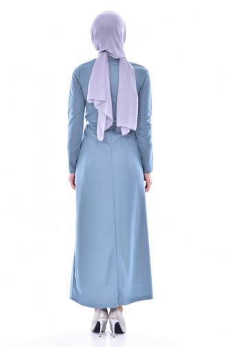 Mint Green Hijab Dress 3849-06