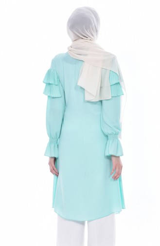 Pleated Tunic 1099-04 Mint Green 1099-04