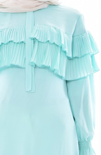 Pleated Tunic 1099-04 Mint Green 1099-04