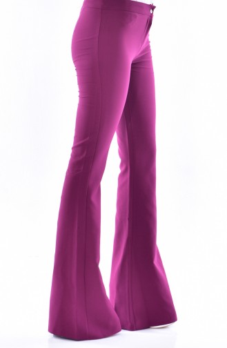 Pantalon Pattes éléphan 3990-15 Plum 3990-15