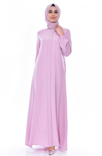 Powder Hijab Dress 1883-06
