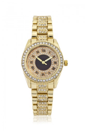 Golden Wrist Watch 10008