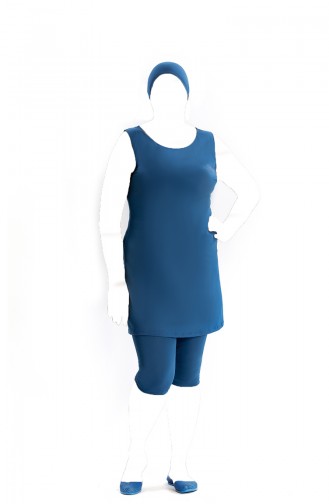 Blue Swimsuit Hijab 813129-01