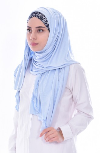 Ice Blue Shawl 129B