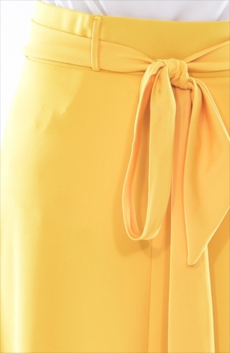 تنورة لون أصفر 3073-05