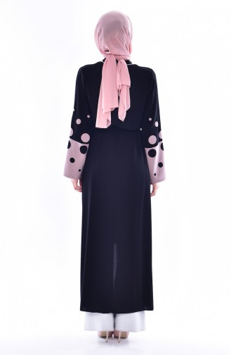 Black Abaya 7808-01