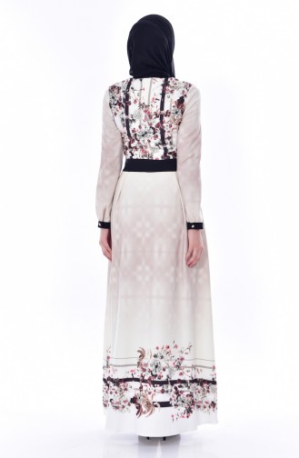 Pattern Dress 2902-04 Light Beige 2902-04