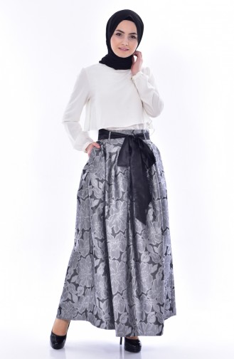 Gray Skirt 3826A-01