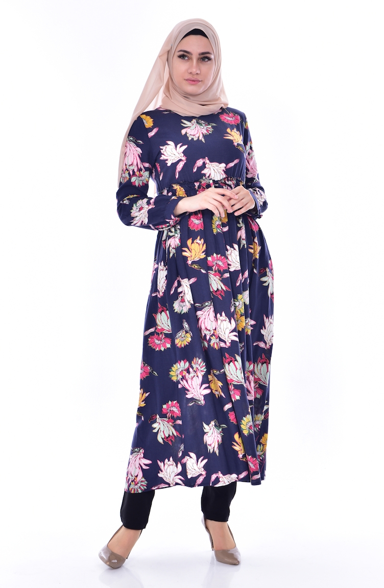 Navy Blue Tunics 3818-01