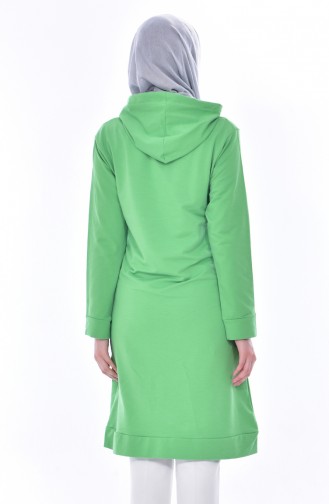 Hoodie Tracksuit Tunic 18079-16 Water Green 18079-16