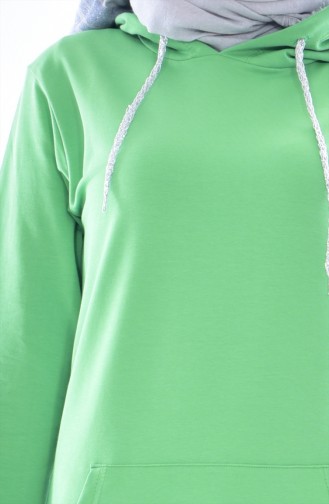 Hoodie Tracksuit Tunic 18079-16 Water Green 18079-16