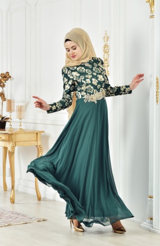 Emerald İslamitische Avondjurk 2699-03