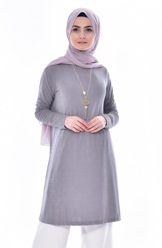 Necklace Tunic 8187-09 Gray 8187-09