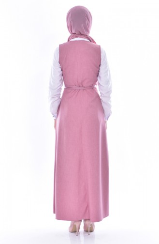 Dusty Rose Hijab Dress 4095-02
