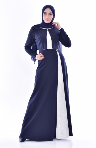 Hijab Kleid 2248-04 Dunkelblau 2248-04