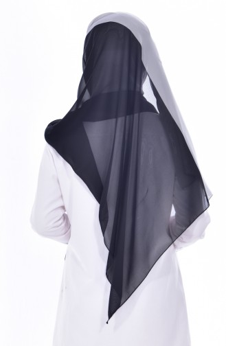 Châle Deux Couleurs 901297-01 Noir Gris 01