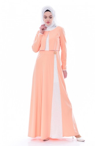 Hijab Kleid 2248-03 Lachs 2248-03