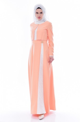 Hijab Kleid 2248-03 Lachs 2248-03