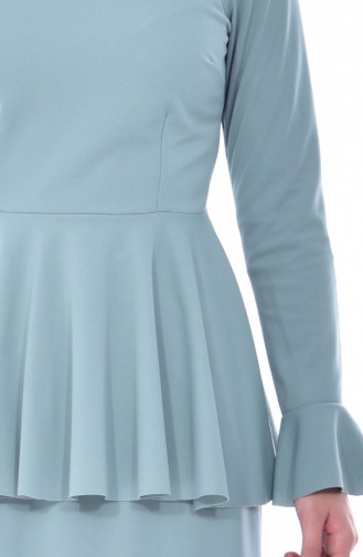 Blouse Skirt Binary Suit 2075-08 Almond Green 2075-08