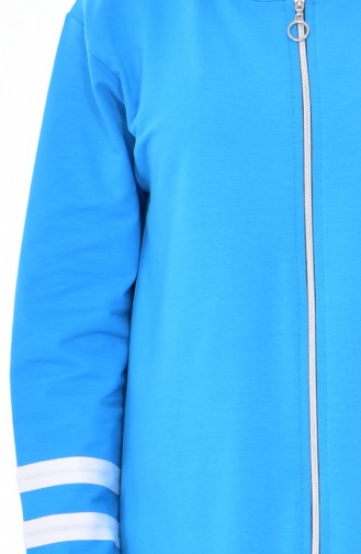 Zippered Tracksuit Suit 18050-22 Turquoise 18050-22