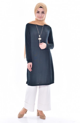 BWEST Necklace Tunic 8187-15 Emerald Green 8187-15