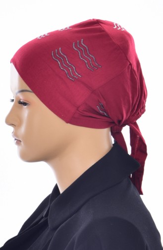 Sefamerve Eşarp Shawl Non Slip Silicone Bone 100-06 Burgundy 100-06