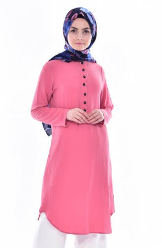 Buttoned Tunic 3824-07 Dried Rose 3824-07