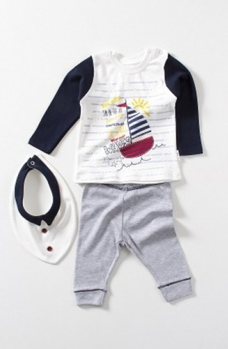 Navy Blue Baby & Kid Suit 3035-02