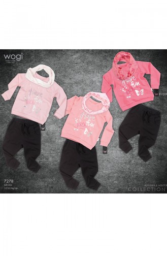 Fuchsia Baby and Children`s Set 7278-02