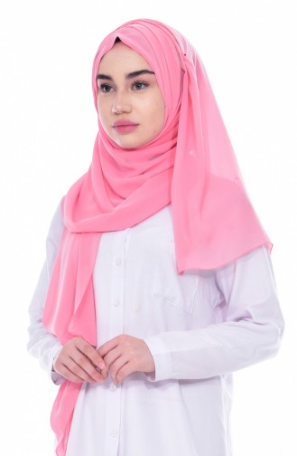 Ribbed Shawl 0021-24 CandPink 0021-24